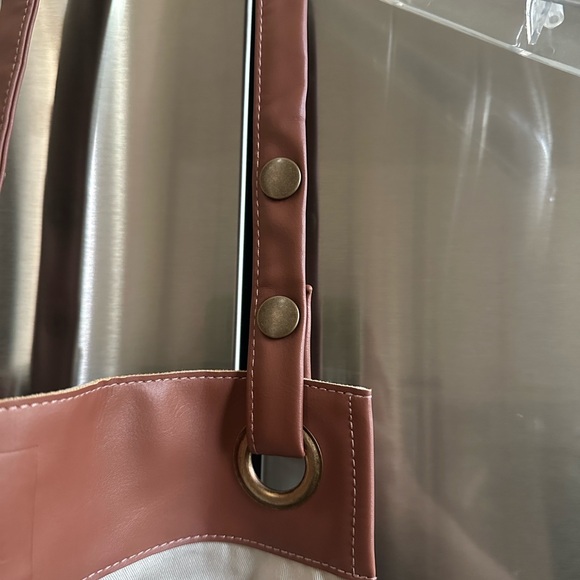 New Nespresso Barista Apron  Beige with Brown Straps unisex ☕️ - Picture 7 of 8